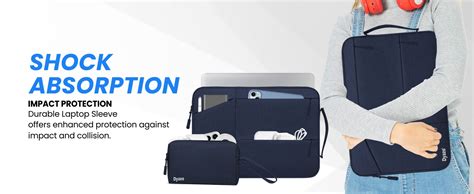 Dyazo 15-15.6 Inch Laptop Sleeve Bag with Three Front Pocket | Water ...