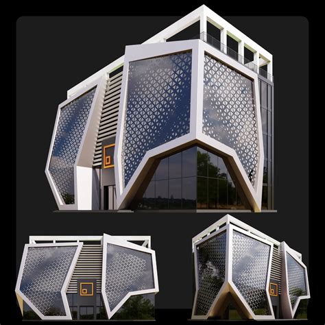 Futuristic Office Building 的图像结果