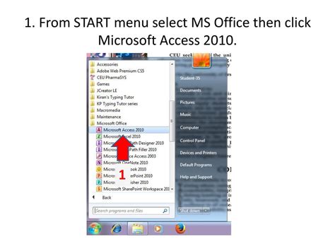 How to Start MS Access 的图像结果