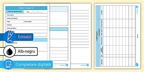 Proiect de lecție - Model — Proiect didactic - Model