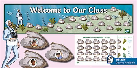 UAE Pearl Diver Welcome to Our Class Display Pack