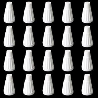 Ceramic Wire Connector FMHXG 20PCS White High Temperature Porcelain ...