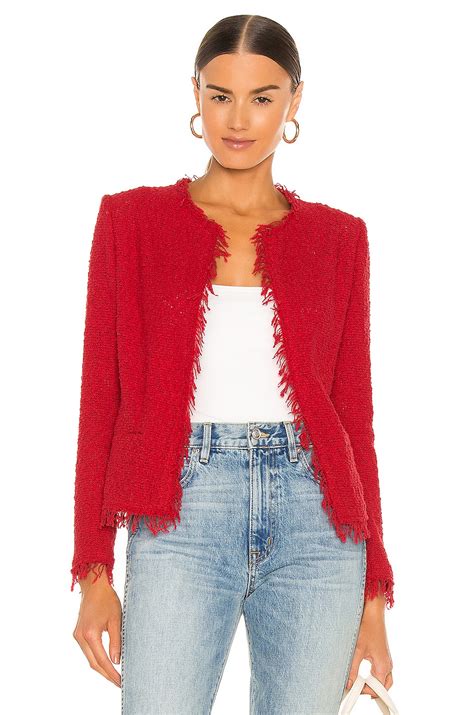 IRO Shavani Jacket in Red | REVOLVE