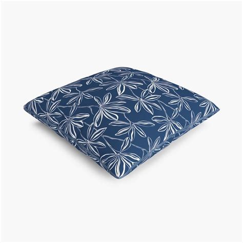 Buy Ebony Printed Blue Filled Cushion- 65x65cm- Set of 2 Pcs from Home ...