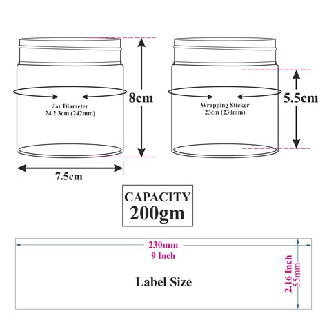 Transparent glass jar with silver tin lid |200gm| |100gm| ZMJ24 ...