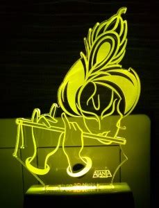 CORNICK Krishna Code:2100 3D Night Lamp Night Lamp Price in India - Buy ...