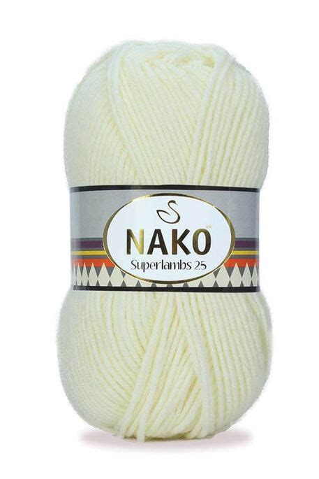 NAKO SUPERLAMBS 25 2378 YÜNLÜ ÖRGÜ İPLİKLERİ NAKO Kalınlık (3) İNCE