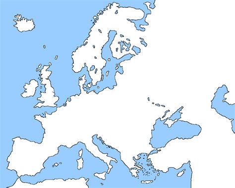 Image - Blank map of Europe without borders by eric4e.png | TheFutureOfEuropes Wiki | FANDOM ...