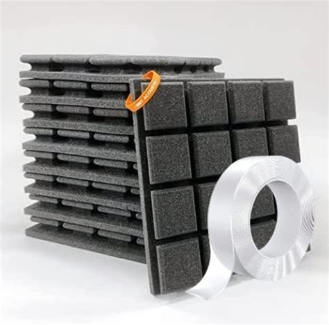 MMT Acoustix® 36pc + 1 EZ Tape | Turbo Acoustic Foam for Total Sound ...