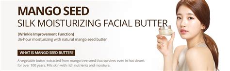 The Faceshop Mango Seed Silk Moisturizing Facial Butter, 50ml : Amazon ...