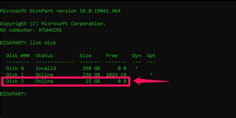 Diskpart Command Format 的图像结果