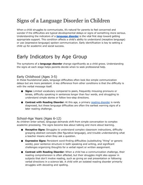 E - Signs of a Language Disorder in Children.pptx