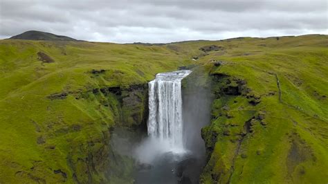 Iceland - Skogafoss Cinematic slow motion 120fps | Premium Stock Video ...