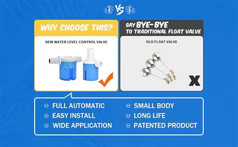 MSR - Automatic water level control valve |Nylon Quality| Inside Type ...