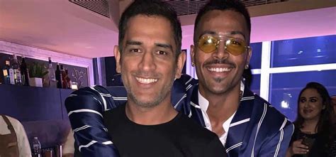 Hardik Pandya Caught Smoking While Standing Next To MS Dhoni At Sakshis ...