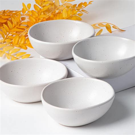 Buy Anko 5.5" Bodrum Stoneware Bowls - Set of 4 | Premium Crockery for ...