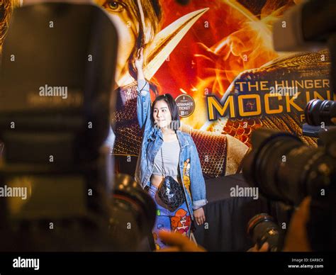 Bangkok, Thailand. 20th Nov, 2014. NATCHACAH KONG-UDOM displays the ...