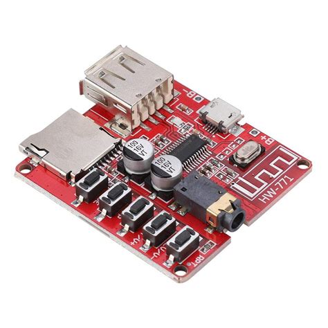 REES52 Bluetooth Decoder Board MP3 Lossless Car Speaker Amplifier ...