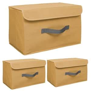 DOUBLE R BAGS Foldable Storage Boxes Multipurpose Organizers with ...