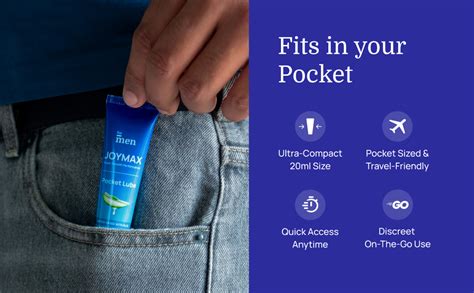 ForMen Water-Based Pocket Intimate Lube Gel with Aloe Vera | Lubricant ...