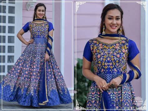 Peafowl 64 Designer Ladies Gown Collection