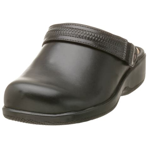 Buy Softwalk Women's Eclipse Clog with Tooling Strap,Black,7.5 M at ...