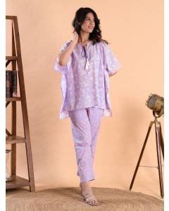 Buy Block Printed Nightwear & Loungewear for Women | The Loom