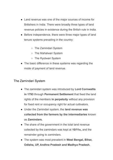 Land Revenue Systems - Land revenue was one of the major sources of ...