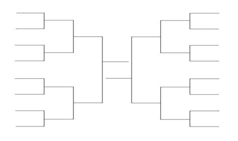 16-Team Bracket: Single Elimination, Printable Tournament Bracket (2019)