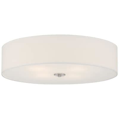 Flush mount light Steel Flush Mount Lighting at Lowes.com