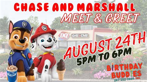 Chase and Marshall Meet & Greet - DQ Gilbertsville, Dairy Queen (1050 E ...