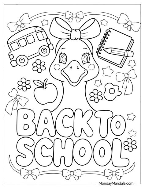 Picture of School Stationery Coloring Pages 的图像结果