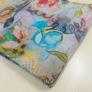 Digital Printed Viscose Muslin Fabric Material @ Best Price ...