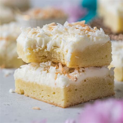 Coconut Cream Bars On Pinterest Ice Cream Popsicle Bars Coconut Slices