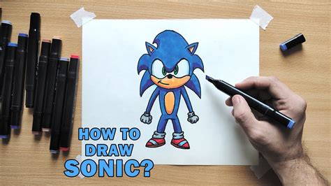 Image result for Tutorial Videos of How to Draw Sonic