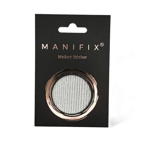 Silver Stripes Nailart Sticker - MANIFIX