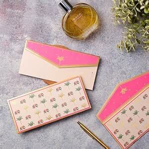 Pink Paper Co. Shagun Envelopes For Money Gifting With Gold Foiling ...