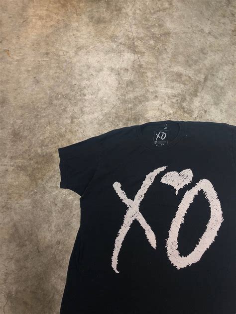 The Weeknd The Weeknd XO Tour T-shirt Black Concert Merch Big Logo XL