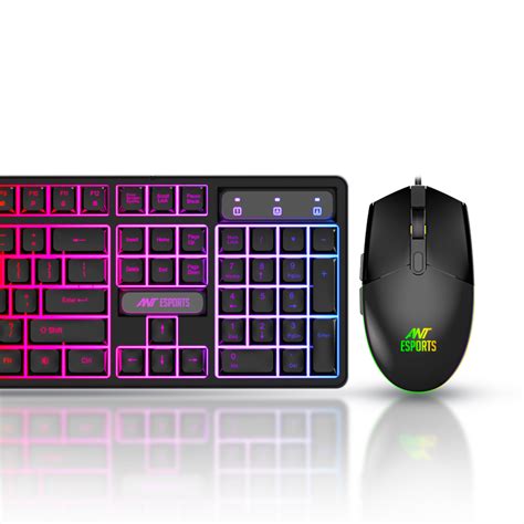 ANT ESPORTS KM1600 WIRED GAMING KEYBOARD AND GAMING MOUSE COMBO (BIS.R ...