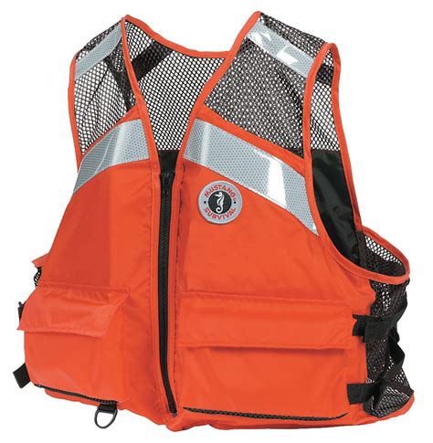 MUSTANG SURVIVAL Standard Life Jacket, USCG Type III, Foam Flotation ...