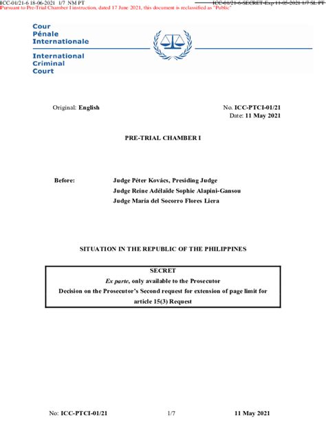 Fillable Online asp.icc-cpi.int sites defaultArticle 42(3) of the Rome ...