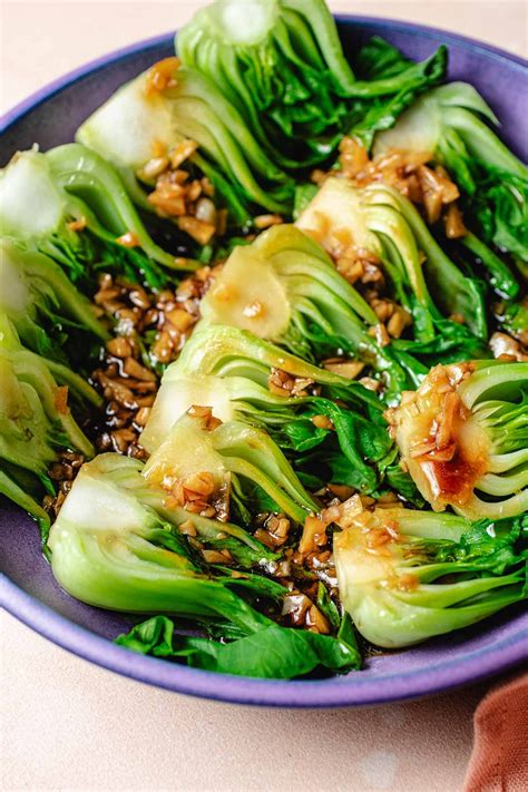 Steamed Bok Choy (Garlic Oyster Sauce) | I Heart Umami®