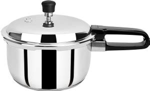 PRISTINE 18/8 Stainless Steel Tri Ply Base 3 L Outer Lid Induction ...