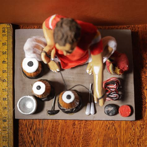 Bengal Clay Villager Model – BONGONIKETAN