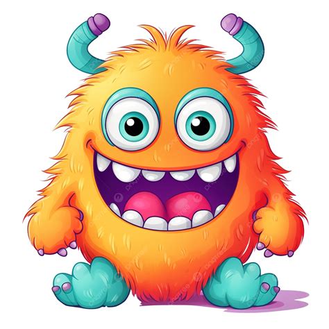 Cute Monster Clip Art, Watercolor, Cute, Monster PNG Transparent Image ...