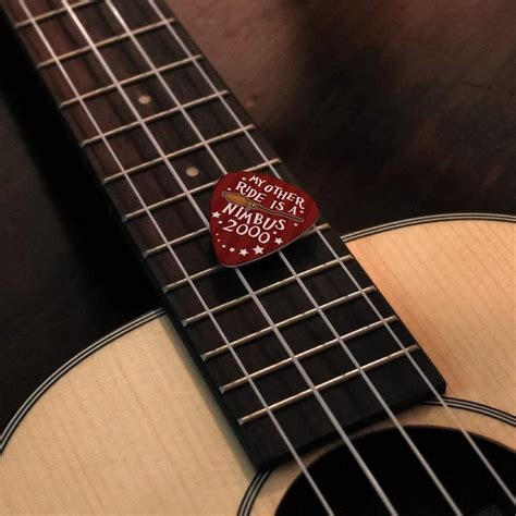 Buy Harry Potter My Other Ride Is a Nimbus 2000 Novelty Guitar Picks ...