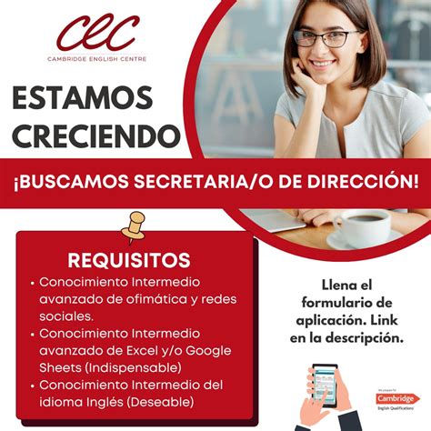 ¡Estamos creciendo y buscamos un(a) Secretario(a) de Dirección ...