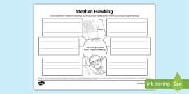 Stephen Hawking Fact File (teacher made) - Twinkl