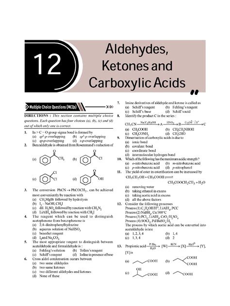 12. Aldehydes Ketones and Carboxylic Acids - Chemistry - Studocu