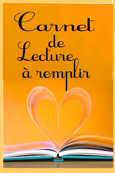 Buy Carnet de lecture à remplir: Carnet de lecture pour adulte à ...